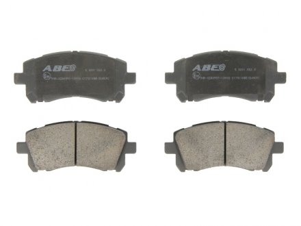 Комплект тормозных колодок, дисковый тормоз ABE C17011ABE (фото 1)
