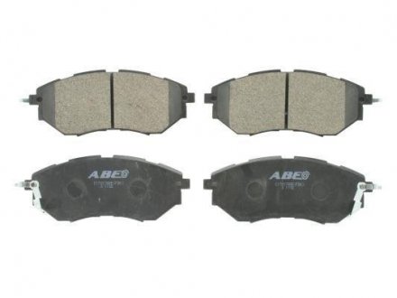 Комплект тормозных колодок, дисковый тормоз ABE C17017ABE (фото 1)