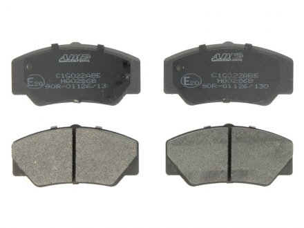 Комплект тормозных колодок, дисковый тормоз ABE C1G022ABE (фото 1)