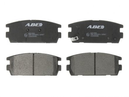 Комплект тормозных колодок, дисковый тормоз ABE C20506ABE (фото 1)