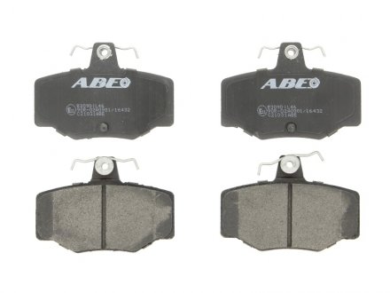Комплект тормозных колодок, дисковый тормоз ABE C21031ABE (фото 1)
