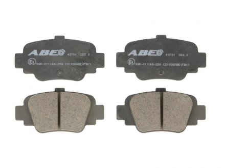 Тормозные колодки, дисковые. ABE C21035ABE (фото 1)