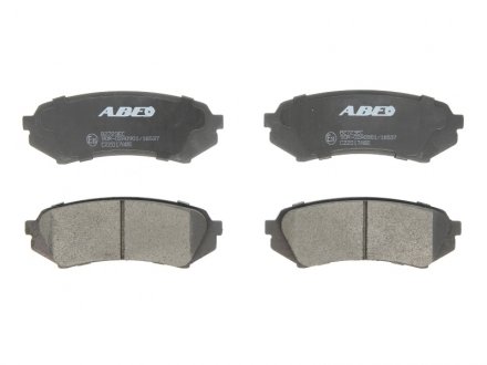 Комплект тормозных колодок, дисковый тормоз ABE C22017ABE (фото 1)
