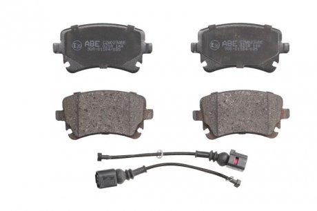 Комплект тормозных колодок, дисковые тормоза. ABE C2W023ABE (фото 1)