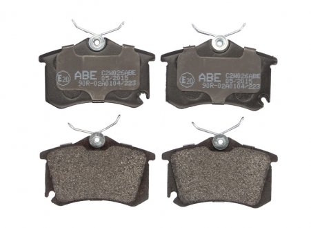 Комплект тормозных колодок, дисковый тормоз ABE C2W026ABE (фото 1)