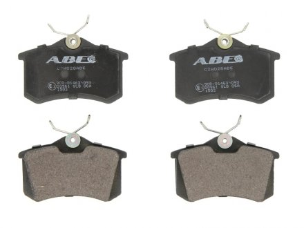 Комплект тормозных колодок, дисковый тормоз ABE C2W028ABE (фото 1)