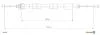 ADRIAUTO CITROEN Трос ручного тормоза лев.Xsara Picasso 00- 07.0273