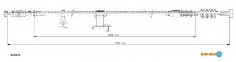 Трос ручного гальма ADRIAUTO 220270