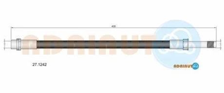 Тормозной шланг ADRIAUTO 271242 (фото 1)