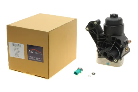 Корпус фильтра масляного VW Golf/Audi A3 1.6/2.0 TDI 15- (с радиатором) AIC 58327
