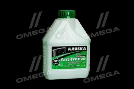 Антифриз АЛЯSКА ANTIFREEZE-40 (зеленый) Канистра 1л/0,98кг АЛЯSKA 5063 (фото 1)