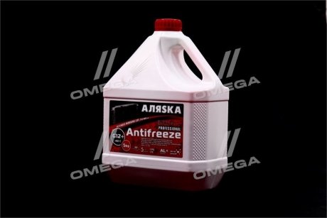 Антифриз АЛЯSКА ANTIFREEZE-40 (красный) Канистра 5л/4,9кг АЛЯSKA 5527 (фото 1)