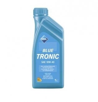 Моторное масло BlueTronic 10W-40 полусинтетическое 1 л ARAL 20488 (фото 1)