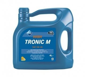 Моторна олія High Tronic M 5W-40 синтетична 4 л ARAL 21404