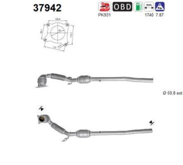Каталізатор SZT ASC ASC AS 37942