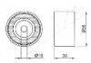 Ролик модуля натягувача ременя ASHIKA 4503336 (фото 2)