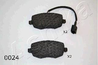 Комплект тормозных колодок ASHIKA 50-00-0024 (фото 1)