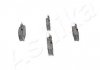 Комплект гальмівних колодок ASHIKA 50-00-0082 (фото 3)