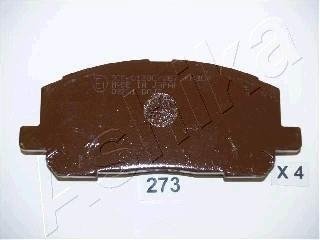 Комплект тормозных колодок, дисковый тормоз ASHIKA 5002273 (фото 1)