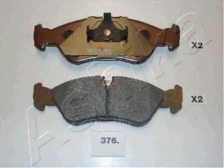 Комплект тормозных колодок, дисковый тормоз ASHIKA 50-03-376 (фото 1)