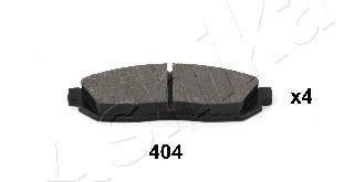 Комплект тормозных колодок, дисковый тормоз ASHIKA 50-04-404 (фото 1)
