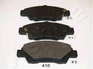 Гальмівні колодки, дискове гальмо (набір) ASHIKA 50-04-410