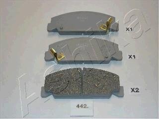 Комплект тормозных колодок, дисковый тормоз ASHIKA 50-04-442 (фото 1)