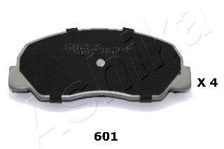 Комплект тормозных колодок, дисковый тормоз ASHIKA 50-06-601 (фото 1)