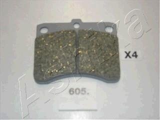 Комплект тормозных колодок, дисковый тормоз ASHIKA 50-06-605 (фото 1)