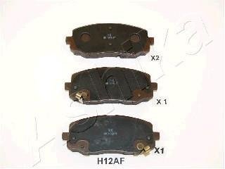 Гальмівні колодки, дискове гальмо (набір) ASHIKA 50-0H-H12