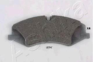 Гальмівні колодки, дискове гальмо (набір) ASHIKA 50-0L-L07