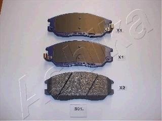 Комплект тормозных колодок, дисковый тормоз ASHIKA 50-0S-S01