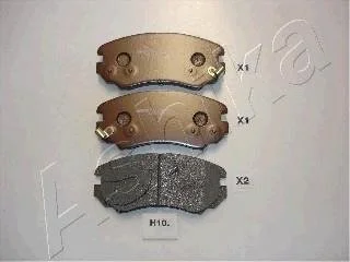 Гальмівні колодки дискові перед. Hynday Tucson 01-/Sonata 04-/Elantra 06-11 ASHIKA 50-H0-010