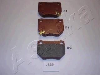 Комплект тормозных колодок, дисковый тормоз ASHIKA 51-01-129 (фото 1)