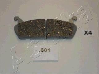 Комплект тормозных колодок, дисковый тормоз ASHIKA 51-06-601 (фото 1)