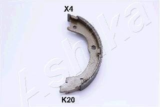 Комплект тормозных колодок, стояночная тормозная система ASHIKA 55-0K-K20 (фото 1)