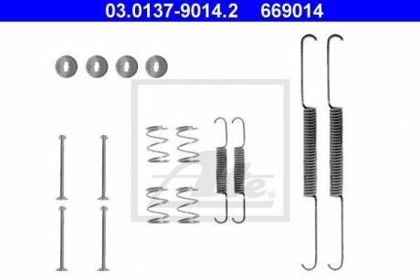 Комплектующие, тормозная колодка ATE 03013790142 (фото 1)