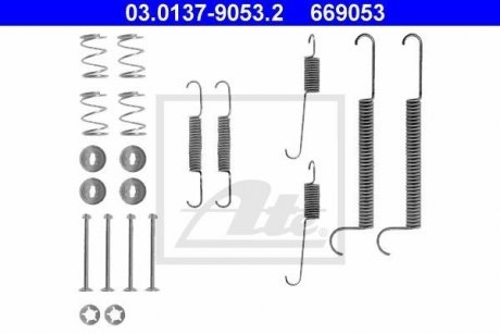 Монтажний набір гальмівних колодок ATE 03013790532 (фото 1)