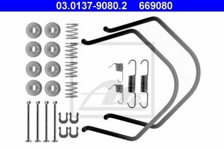 Комплектующие, тормозная колодка ATE 03.0137-9080.2 (фото 1)