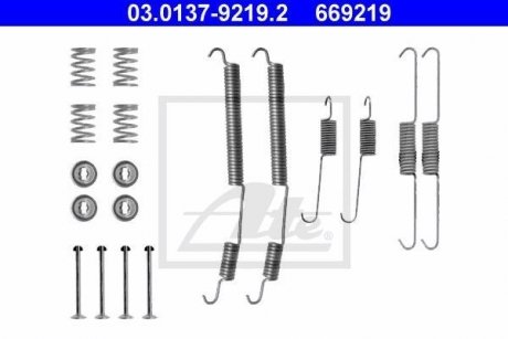 Комплектующие, тормозная колодка ATE 03013792192 (фото 1)