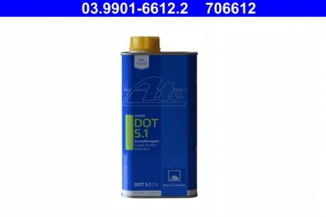 Гальмівна рідина Super DOT5.1 1L ATE 03990166122