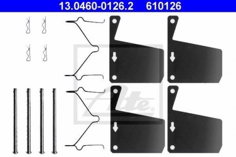 Гальмівні колодки (монтажний набір) ATE 13046001262 (фото 1)