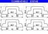 ZESTAW MONT.KLOCKOW HAM.PRZOD ATE 13.0460-0145.2 (фото 1)