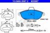 Комплект тормозных колодок, дисковый тормоз ATE 13.0460-3957.2 (фото 1)