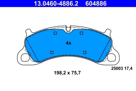 Автозапчастина ATE 13046048862 (фото 1)