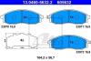 Комплект тормозных колодок, дисковый тормоз ATE 13046056322 (фото 1)