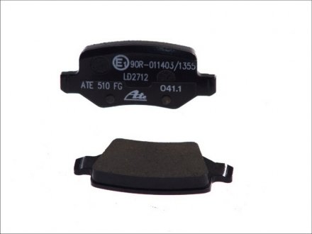 Комплект тормозных колодок, дисковый тормоз ATE 13.0470-2712.2