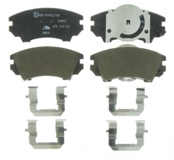 Комплект тормозных колодок, дисковый тормоз ATE 13.0470-5612.2 (фото 1)
