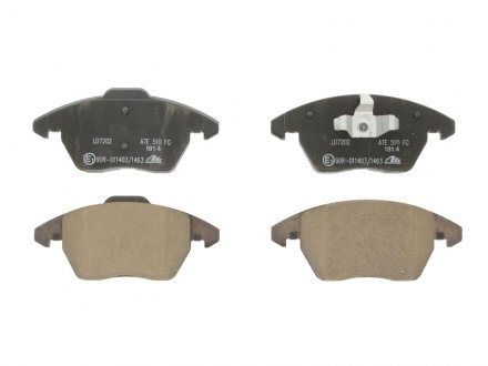 Комплект тормозных колодок, дисковый тормоз ATE 13.0470-7202.2 (фото 1)