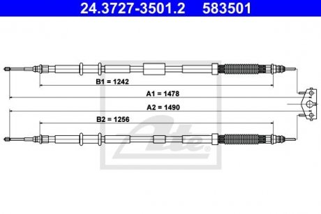 Автозапчастина ATE 24372735012